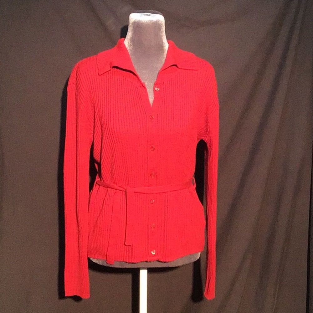 🌼Vintage 90’s🌼 Tommy Hilfiger ribbed cardigan size medium